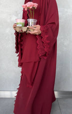 Crimson lace